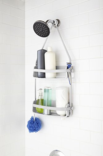 Umbra 023460-660 Flex Duschablage/-regal/-diener/-caddy, weiß - 2