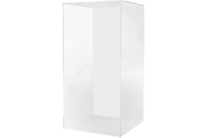 awolsrgiop Vetrina in acrilico, per vetrine, espositore, contenitore antipolvere, per collezione Lego, figurine, modello, grande scatola di presentazione (30 x 30 x 60 cm)