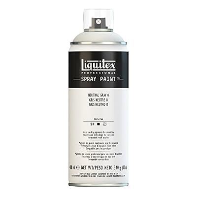 Liquitex Professional Peinture Acrylique Aérosol 400 ml Gris Neutre 8