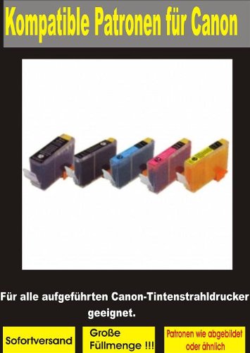5 Reinigungspatronen für Canon PG5 + CLI