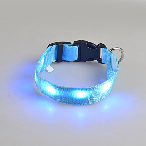 UBEST-Dog-Safety-Collar-LED-Great-Visibility-Improved-Safety-3-Modes-7-Colours-SMLXL