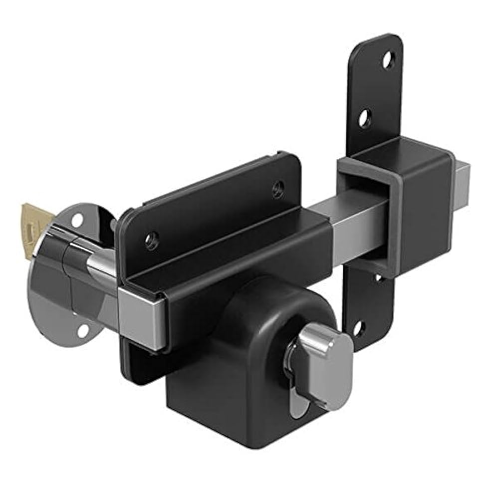 Double lock. Sturdy lock. lock throw.