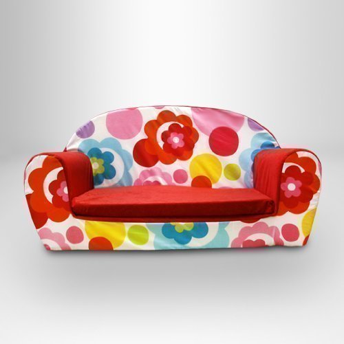 Ready Steady Bed Childrens Foam Sofa, Flower Dot