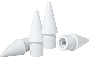 Wilbeva 4 Punte di Ricambio per Apple Pencil 1st e 2nd, Punta di Ricambio ad Alta Sensibilità e Penna di Controllo Preciso/Tips Ricambio Accessori per iPad Pencil