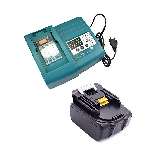 1X 14.4 V, 3.0 Ah Makita Werkzeug Akku BL1430 BL1415 Elektrowerkzeugmit 1X Makita Ladegeräte DC18RA DC18SE DC18SC DC1803 DC1804 DC1201 DC1410 DC1412 DC1413 DC1414 DC1470 DC1439 DC14SA