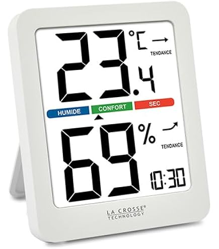 Station Météo La Crosse Technology WT135 - Thermo-hygromètre Avec Confort, Min/max, Aimant
