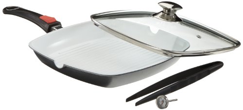 TV – Unser Original 06852 bratmaxx Profi-Steakpfanne Exklusiv, 4-teilig - 2