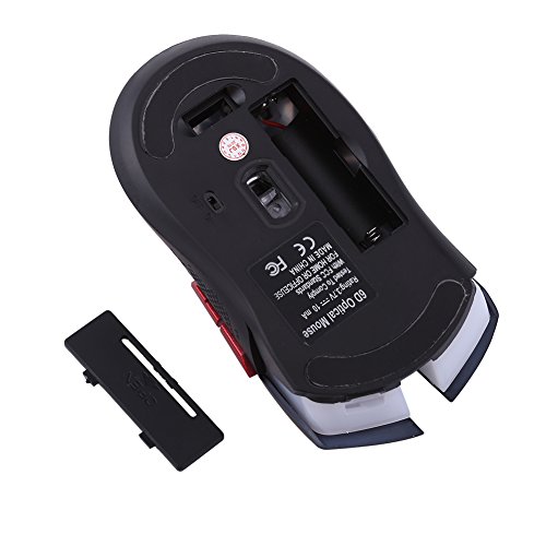 VGEBY Wireless Gaming Maus 2400DPI USB Schnurlos Maus Wiederaufladbare Optische Spiel Mäuse Für Pro Gamer - 7