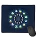 Produktbild Mouse Pad Zodiac Circle Funny Graphics Rectangle Rubber Mousepad 8.66 X 7.09 Inch Gaming Mouse Pad with Black Lock Edge