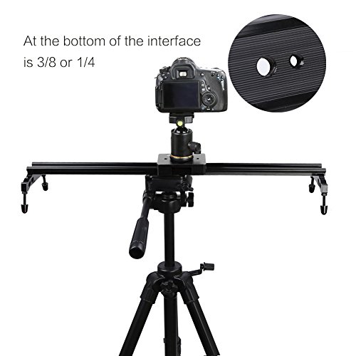 Koolertron Rail Slider Curseur Coulissant en Alliage d Aluminium Syst me de Stabilisation avec Base de Conversion GoPro et T l phone Clip pour Canon Nikon Sony DSLR Cam ra Cam scope GoPro Smartphone 80cm 32 Noir reviews Koolertron Rail Slider Curseur Coulissant en Alliage d Aluminium Syst me de Stabilisation avec Base de Conversion GoPro et T l phone Clip pour Canon Nikon Sony DSLR Cam ra Cam scope GoPro Smartphone 80cm 32 Noir