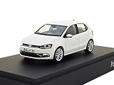 polo wrc bburago 1/43 Color: blanco puro. Volkswagen - Coche en Miniatura 6C1099300C9A, Polo A05-GP 4 Puertas, Escala 1:43, Color Blanco Puro