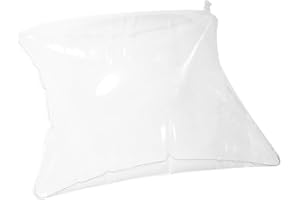 VILLCASE Inflatable Pillow Clear Portable Cushion Insert for Travel Camping Outdoor Sofa Support with Adjustable Height and Easy Deflation