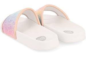 GIOSEPPO CHANCLAS DE PLAYA BLANCAS CON PALA MULTICOLOR PARA NIÑA CREOLA