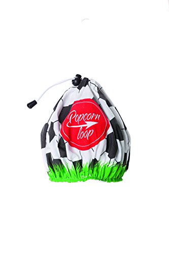 Popcornloop Spezial-Edition Set !!Limitiert, nur wenig auf Vorrat!! bestehend aus 1x Popcornloop Rührstab mit Original-Haube, 1x Fußballhaube,1x Premium Popcorn Mais 500g, 6x Fußballtüten, insgesamt 9-teilig – Selbst Frisch Zubereiten – Ein Gesunder Snack – Individuell Würzen – Einfach Lecker – Popcorn wie im Kino! - 2