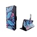 Produktbild Handy Tasche Book Style Rahmen Flip Cover Case Schutz Hülle Etui Motiv Wallet, Für Handy:Wiko Lenny 3, Motiv:BLAUER SCHMETTERLING