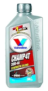 Valvoline 20W40 Synthetic Blend Champ 4T Petrol Engine Oil (1L)