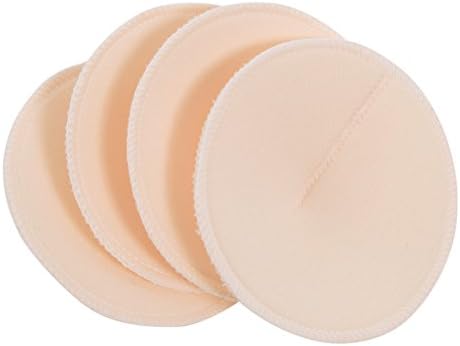 Yasson 4 Pcs Cotton Nursing Bra Pads Ultra Soft Absorbent and Hypoallergenic For Breastfeeding Lactation