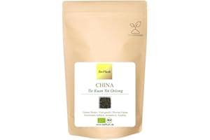 TEEFLUSH Oolong Tee "Tie Kuan Yin" Grüntee, Bio, 100g, lose Blätter, Ernte 2024, China/Fujian, Geschmack: lieblich, aromatisch, fruchtig