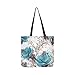 Produktbild Christmas Seamless Pattern Amaryllis Watercolor Stock Illustration Canvas Tote Handbag Shoulder Bag Crossbody Bags Purses For Men And Women Shopping Tote