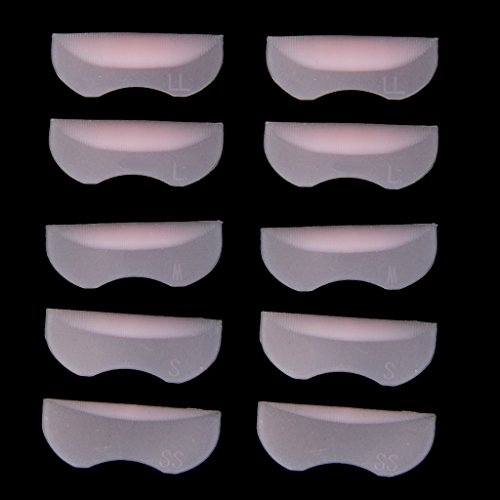 5 Paare Silikon Wimpernzange Curling Dauerwelle Falsche Wimpern Schirmauflage - 2