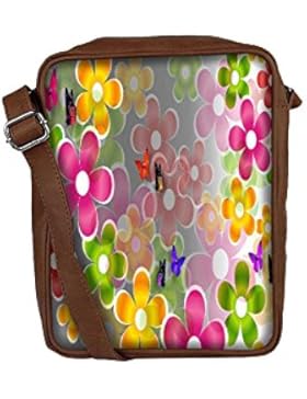 Snoogg , Damen Umhängetasche mehrfarbig multi