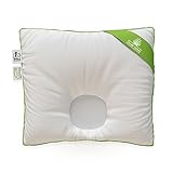 Lelekka® Gr.1 Babykissen gegen Verformung & Plattkopf inkl. 2 Bezüge. Mit ALOE VERA für empfindliche Haut. Baby-Kopfkissen für einen natürliche runde Kopfform, gegen Verformung des Hinterkopfs. - 3