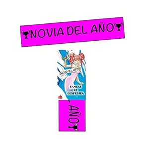 Banda Despedidas de Soltera «Novia del Año» Color BLANCO