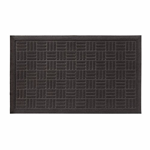 Preisvergleich Produktbild Qianmo-Carpet Rutschfeste Gummi Fußmatte 45 * 75 Cm Grau