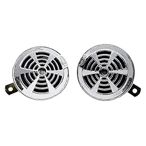 AUTOPOWERZ Universal Bike & Car, jeep Electric Horn Set Low and High Tone 12V