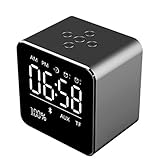 [Diseño multifunción]: Equipado con pantalla LED y reloj despertador, puede comprobar el tiempo y la temperatura en cualquier momento y en cualquier lugar y se puede recordar todas las cosas importantes.