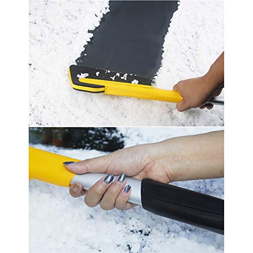 QINAIDI-Auto-Neve-Brush-Raschiaghiaccio-Pala-da-Neve-per-Auto-SUV-della-Finestra-del-Camion-del-Parabrezza-Leggero-Robusto-Design-in-Alluminio