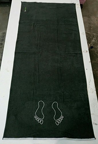 saunaday – Das neuartige Saunatuch Fussrichtung, XXL (210×100 cm NEU), Anthrazit - 2