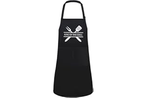 MaYee Grembiule Cucina Regolabile Grembiule da Cucina Impermeabile con Tasche per Chef Uomo Donna Ristorante BBQ Bar