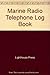 Produktbild Marine Radio Telephone Log Book