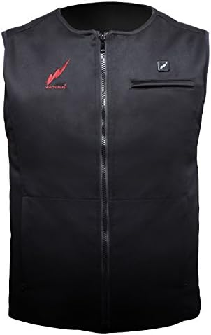 Warmthru Men's Vezzoo Heated Vest, Black, 2X-Large