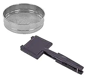 Vinay Sales Stainless Steel Grill Sandwich Toster and Atta Channi Set of 2