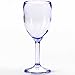 Produktbild Polycarbonat Weinglas Bellini blau-transparent, 200 ml, 2 Stück • 2X Camping 200ml Gläser Kunststoff Blau Glas bruchfest 2 Stück Glas-Optik, Spülmaschinengeeignet, Leicht, Bruchfest, Lebensmittelecht.
