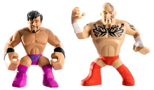 WWE Rumblers Tensai and Justin Gabriel Action Figure, 2-Pack