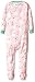 Hatley Baby Girls 0-24m Infant Footed Coverall Spring Bunnies Footies, Multicoloured (Pink), 0-3 Months