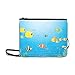 Produktbild AGIRL Sea Life Scene Underwater Illustrated Custom High-grade Nylon Slim Clutch Bag Cross-body Bag Shoulder Bag