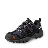 Absatzhöhe: 0 - 3 cm Jack Wolfskin 4011572-6048 MTN Storm Texapore® Kinder Jungen Outdoorschuhe, Groesse 39, schwarz/orange