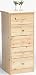 Produktbild Erst-Holz® 90.50-07 Kommode Kiefer Natur 5 Schubladen