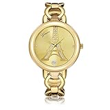 Webla Armbanduhr Damen Uhr Xinnantime Mode Luxus Armband Analoge Quarz Damenuhr Frauen (Gold)