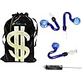 Newzenx® Glass Oil Burner Honey Pipe Blue Male Connector (12mm/3 Inch) Included Velvet Pouch & Accessories