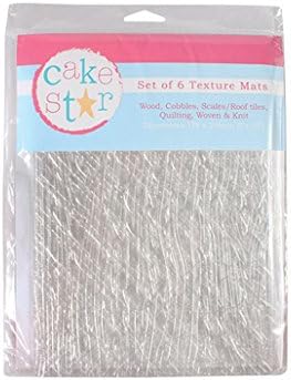Cake Star Texture Mats - 6 Piece