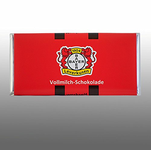 Preisvergleich Produktbild TEAM- SCHOKOLADE BAYER 04 LEVERKUSEN
