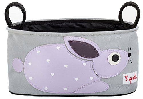 3 Sprouts Stroller Organizer, Rabbit Color: Rabbit