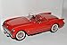 Produktbild AUTOart Chevrolet Corvette C1 Cabrio Rot Offen 1953-1962 71082 1/18 Modell Auto mit individiuellem Wunschkennzeichen