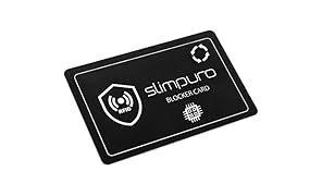 RFID Blocker Schutzkarte - Störsender - Eine Karte schützt Ihre gesamte Geldbörse vor Datendiebstahl – Nie wieder einzelne Schutzhüllen für NFC Bankkarte, Ausweise, Kreditkarte, EC-Karte, Reisepass