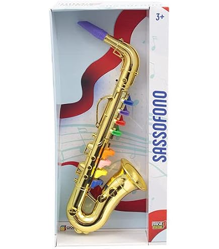 Sassofono Giocattolo In ABS Per Bambini – Strumento Musicale Simulato Con 8 Ritmi, Educativo E Portatile, Perfetto Per Principianti, Ragazzi E Ragazze